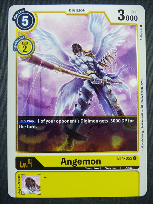 Angemon BT1-055 R - Digimon Card #9G4