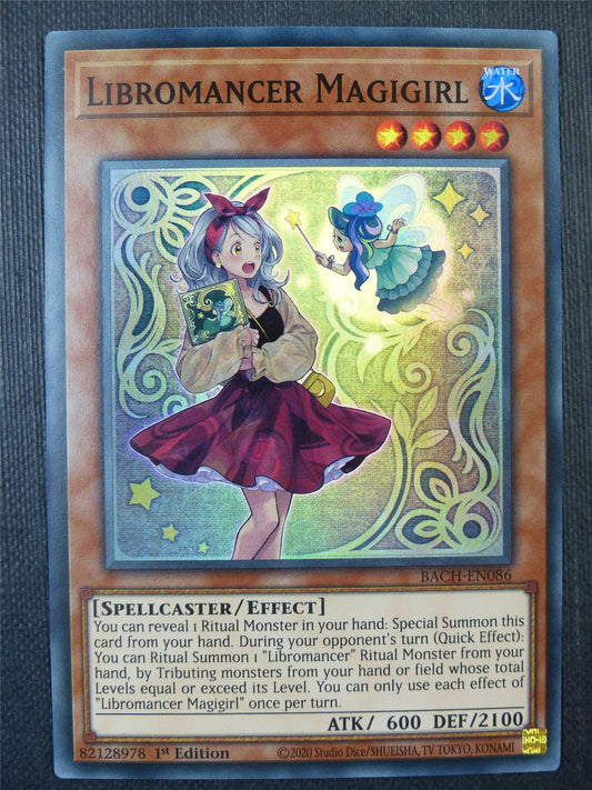 Libromancer Magigirl BACH Super Rare - 1st ed Yguoh Card #745