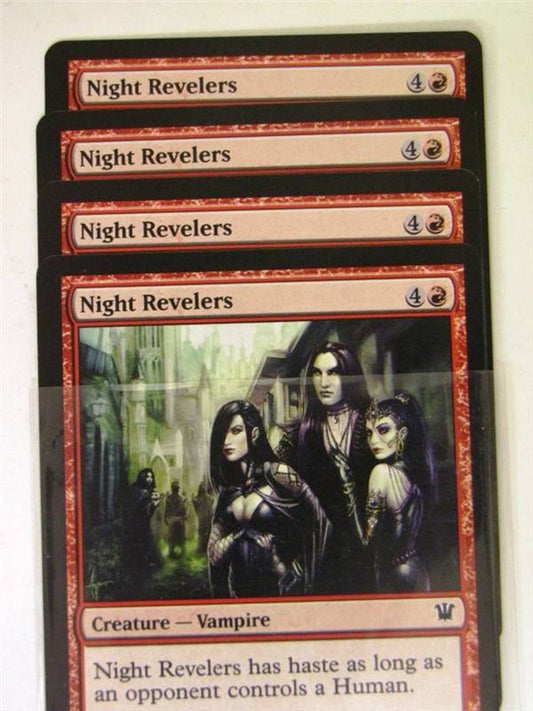 Mtg Magic the Gathering - 4x NIGHT REVELERS