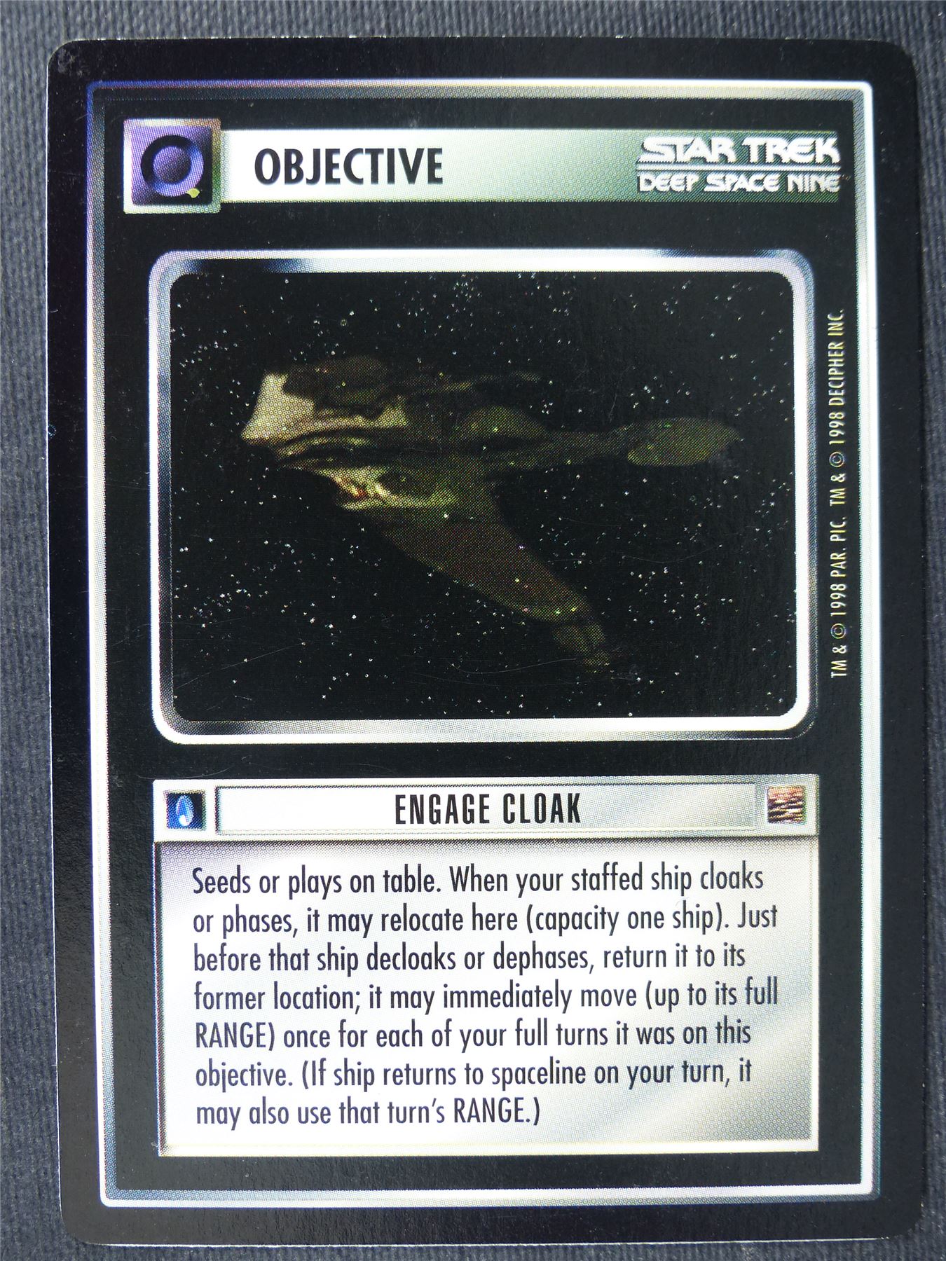 Engage Cloak - DS9 - Star Trek Cards #100