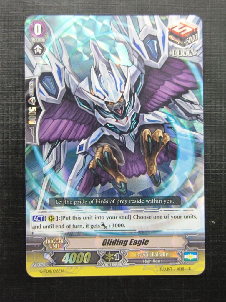 Vanguard Cards: GLIDING EAGLE G-TD11 FOIL # 30D79