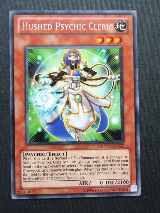 Hushed Psychic Cleric EXVC Rare - Yugioh Cards #17F