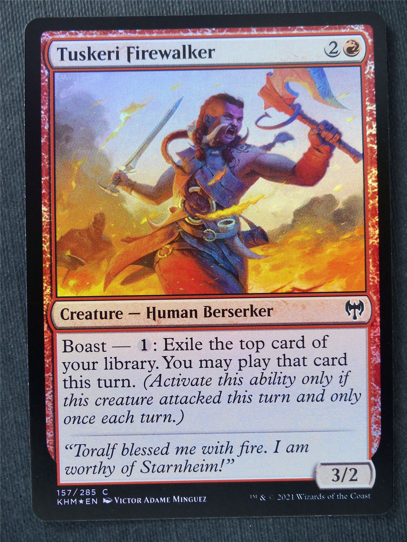 Tuskeri Firewalker Foil - Mtg Magic Cards #VW