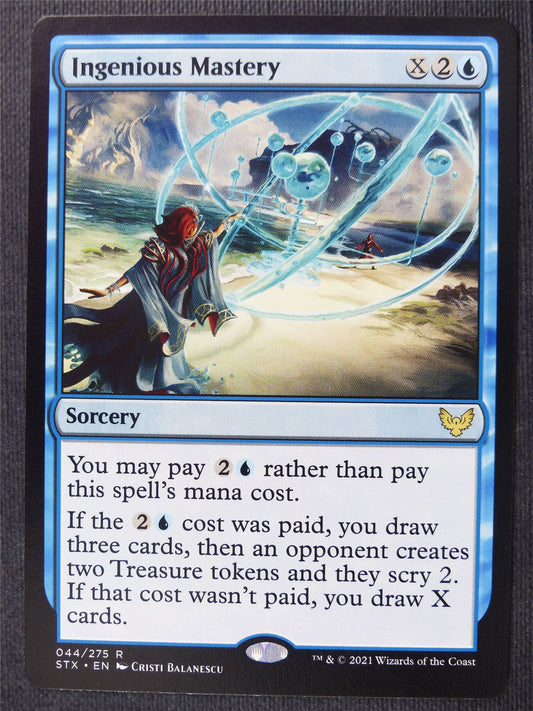 Ingenious Mastery - Mtg Magic Cards #2OZ