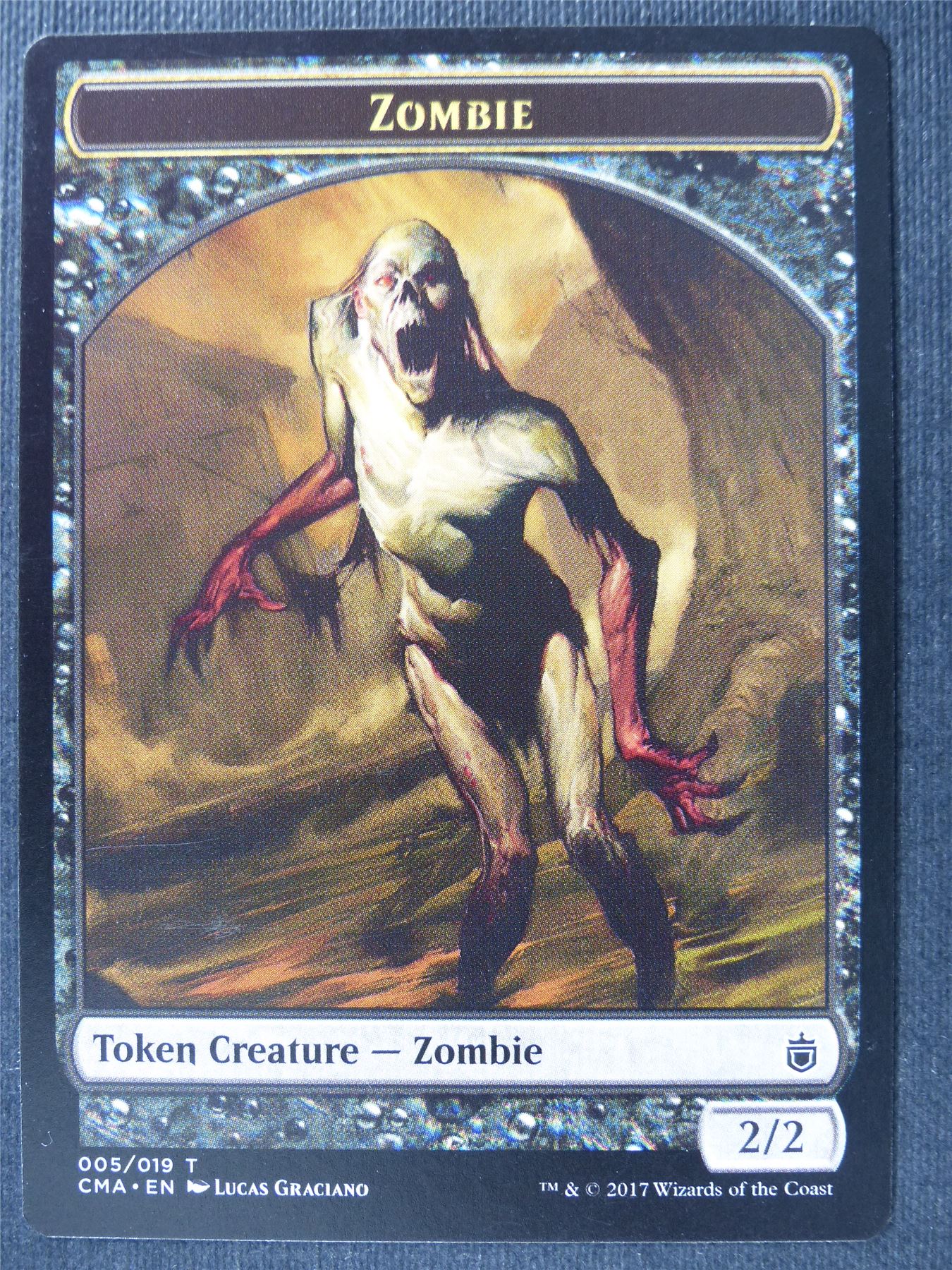 Zombie Token - Mtg Card #1WQ