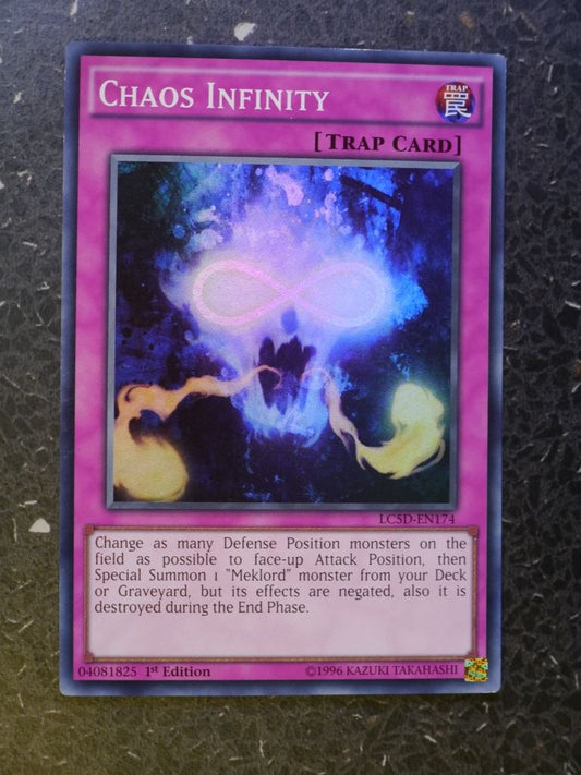 Yugioh Cards: CHAOS INFINTY LC5D SUPER RARE # 4A81