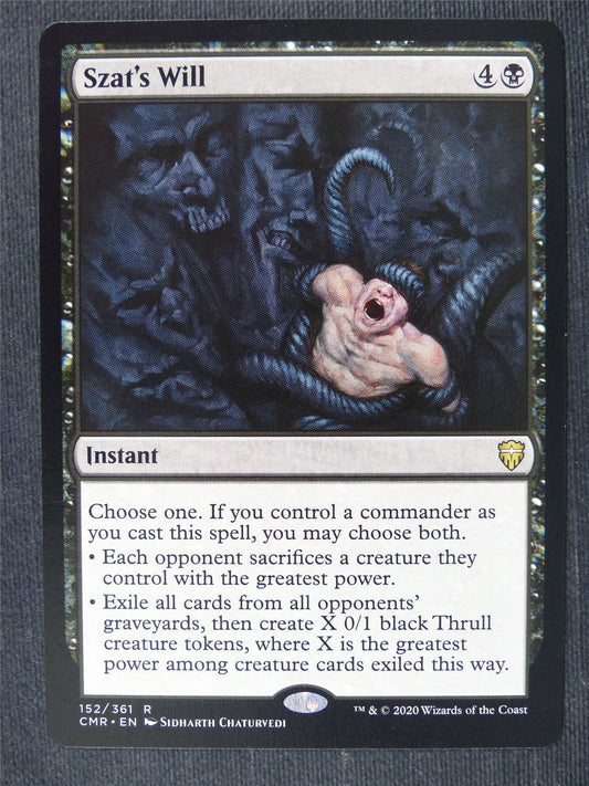 Szat's Will - Mtg Magic Cards #3ZK