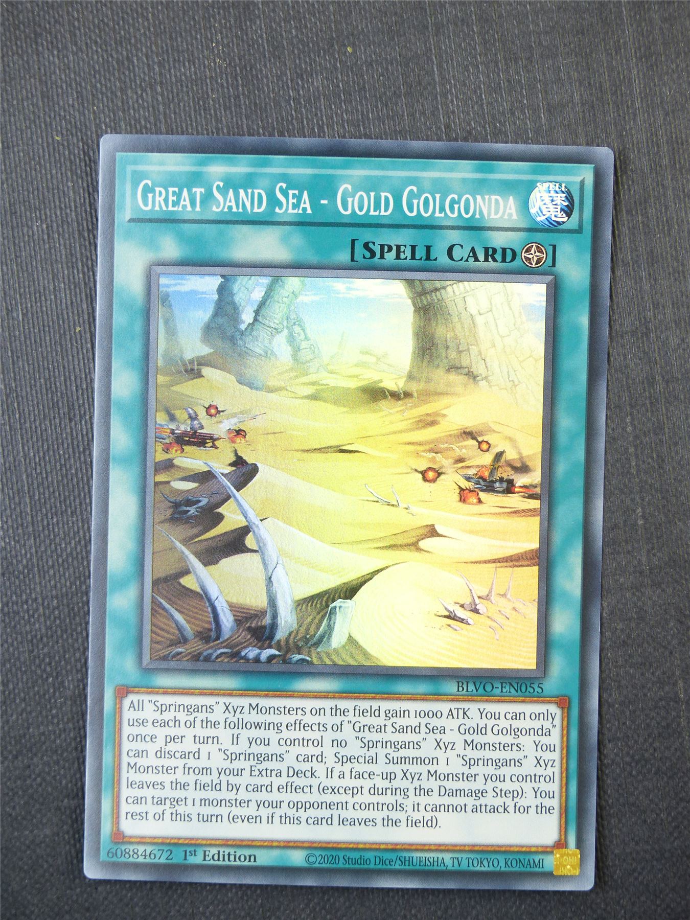 Great Sand Sea- Gold Golgonda - Yugioh Card #9HK