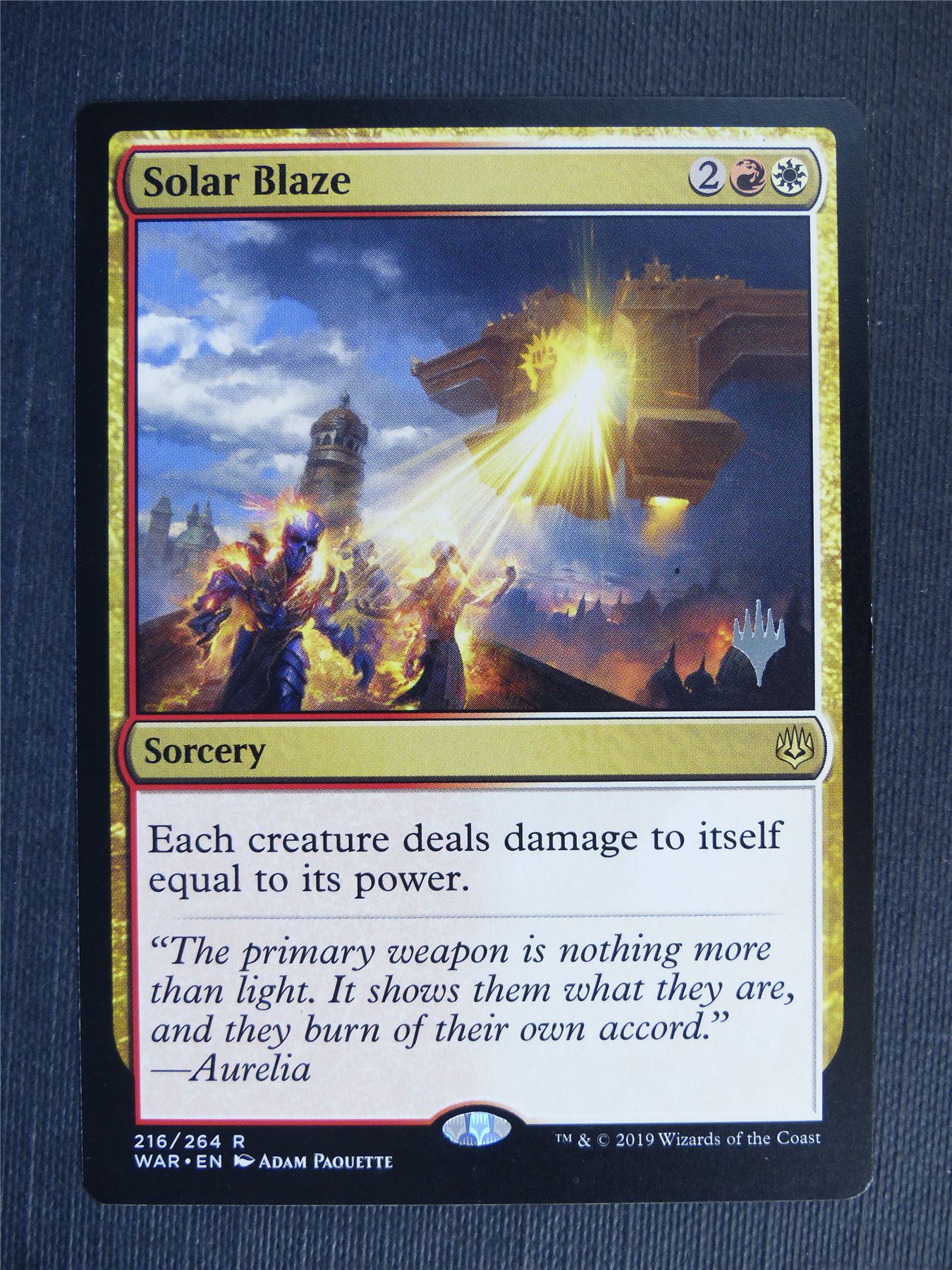 Solar Blaze Promo - Mtg Magic Cards #2LY