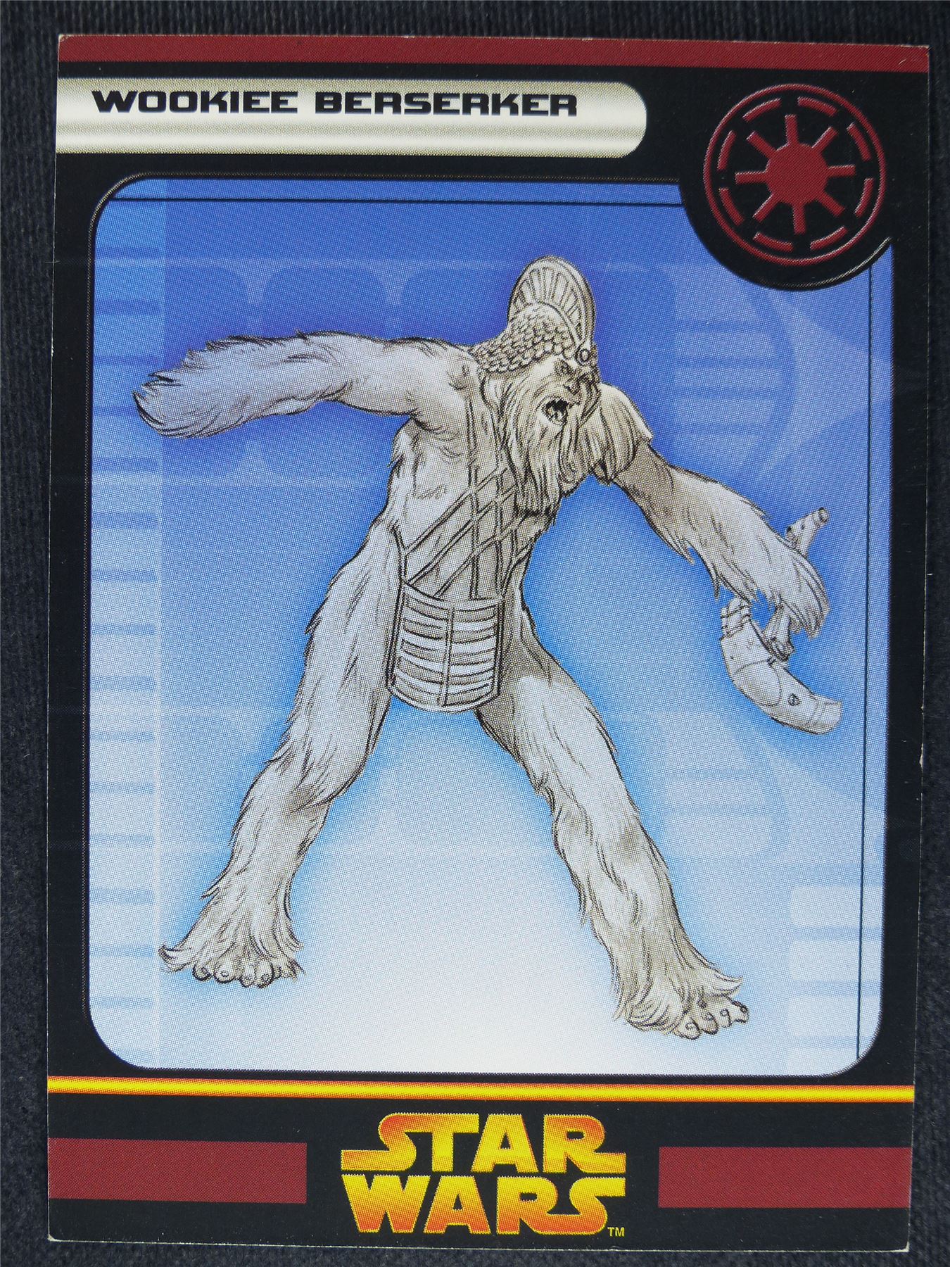 Wookie Berserker - Star Wars Miniatures Spare Cards #78