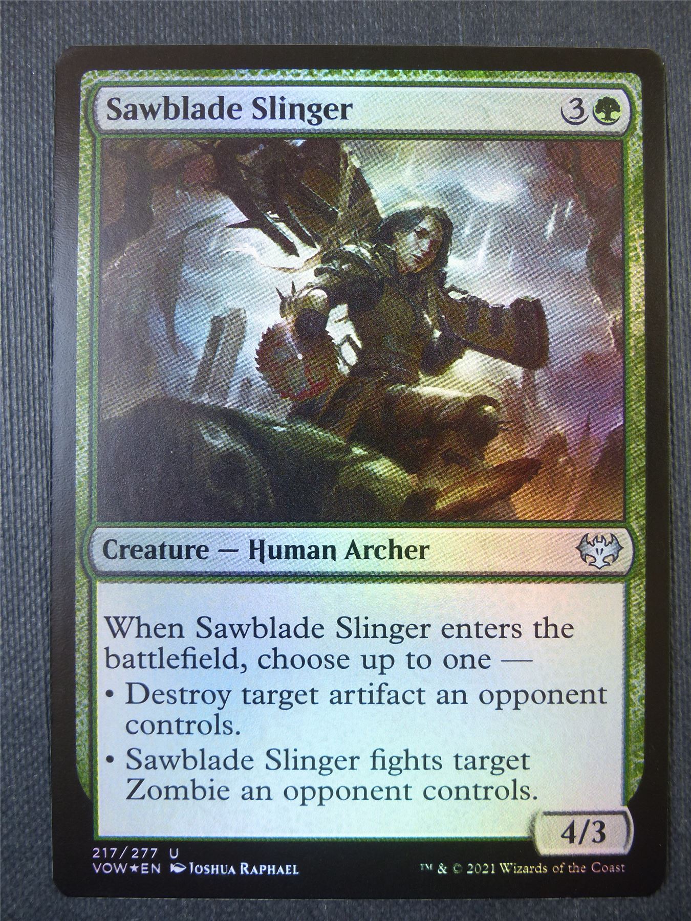 Sawblade Slinger Foil - Mtg Card #999