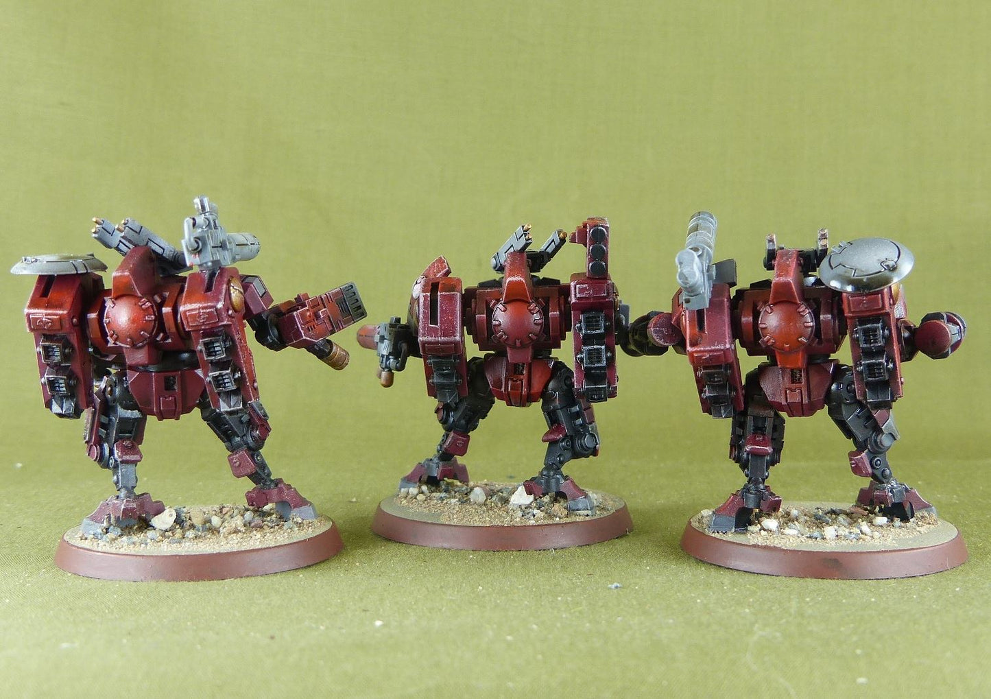 XV8 Crisis Battlesuit Team - Tau Empire - Wahammer 40K #TC