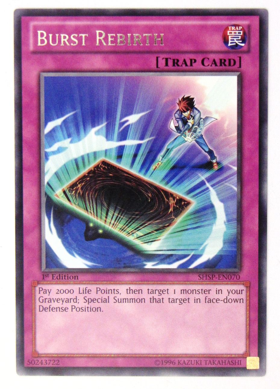 Burst Rebirth, SHSP-EN070 Rare  - Yugioh Card