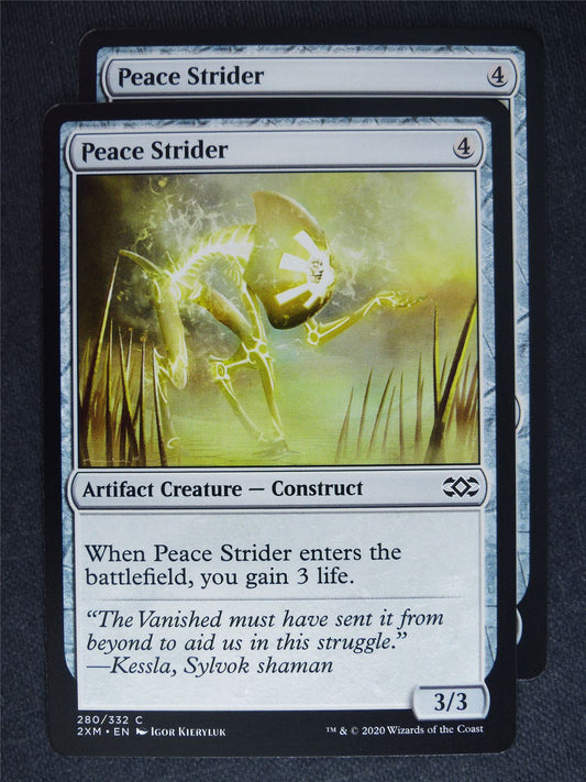 Peace Strider x2 - Double Masters - Mtg Magic Cards #5T