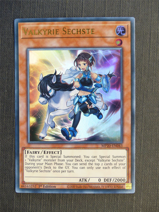 Valkyrie Sechste MP20 Ultra Rare - 1st ed - Yugioh Cards #686