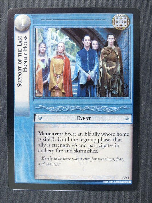 Support of the Last Homely House 1 U 64 - LotR Cards #2Z1