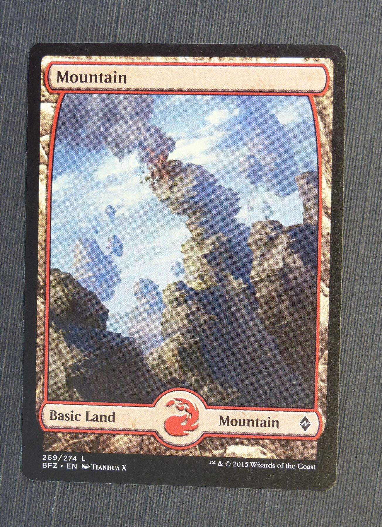 Mountain Full Art 269/274 - Mtg Magic Cards #5EH