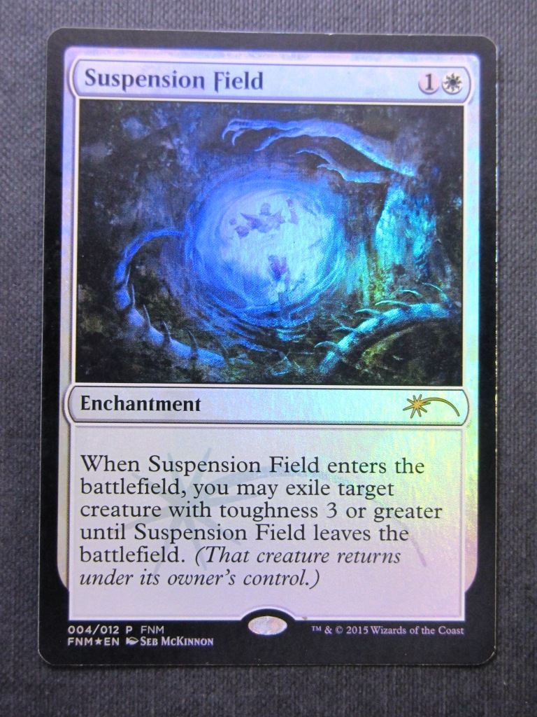 Suspension Field Promo Foil - Mtg Magic Cards #WC