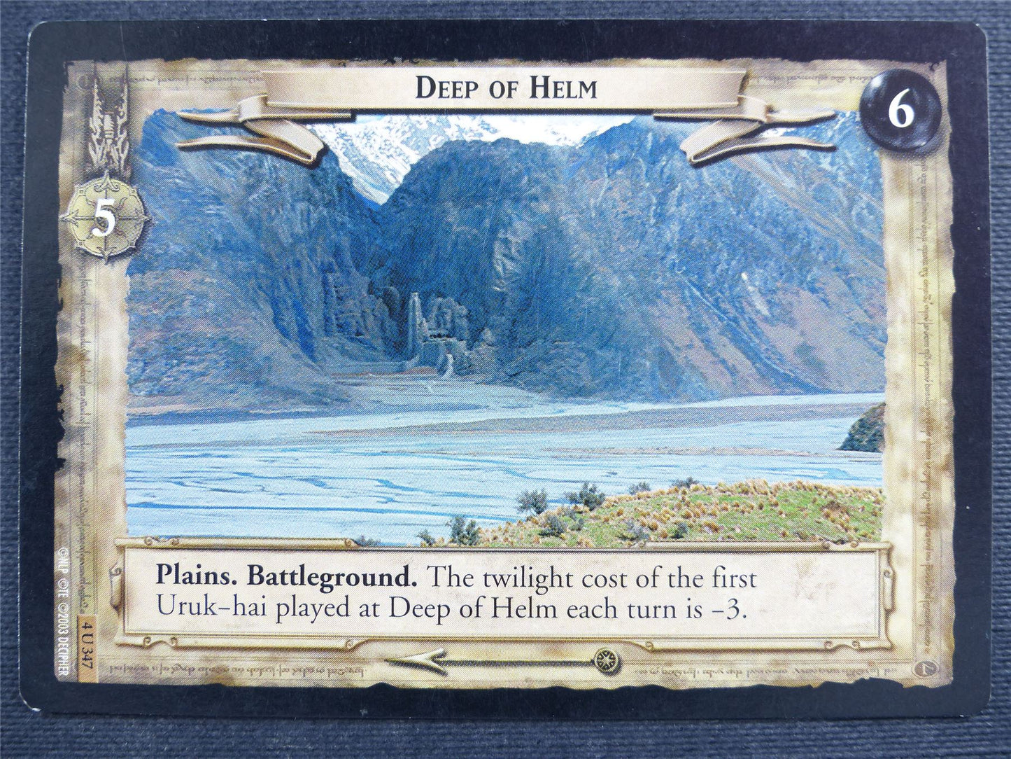 Deep of Helm 4 U 347 - LotR Cards #2SE