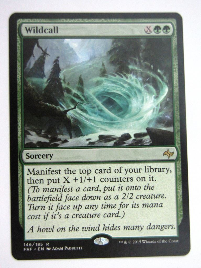 MTG Magic Cards: WILDCALL # 36H55