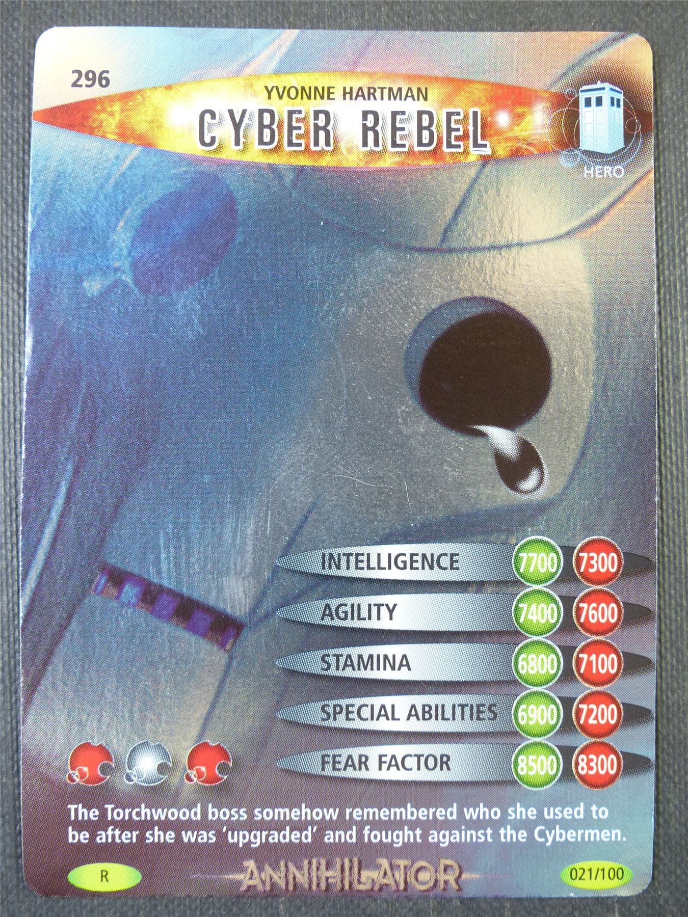 Cyber Rebel 021/100 Foil - Doctor Who Card #29G