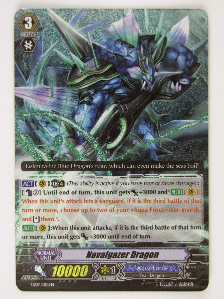 Vanguard Cards: NAVALGAZER DRAGON TD07 # 18C66