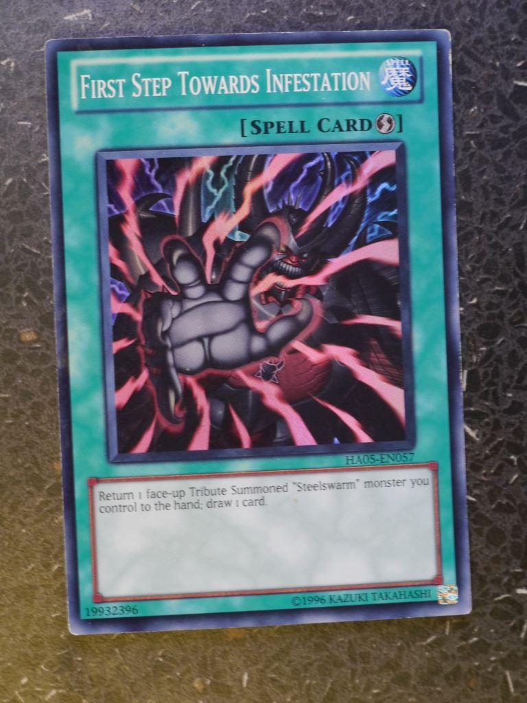 Yugioh Cards: FIRST STEP TOWARDS INFESTATION HA05 SUPER RARE # 3D78