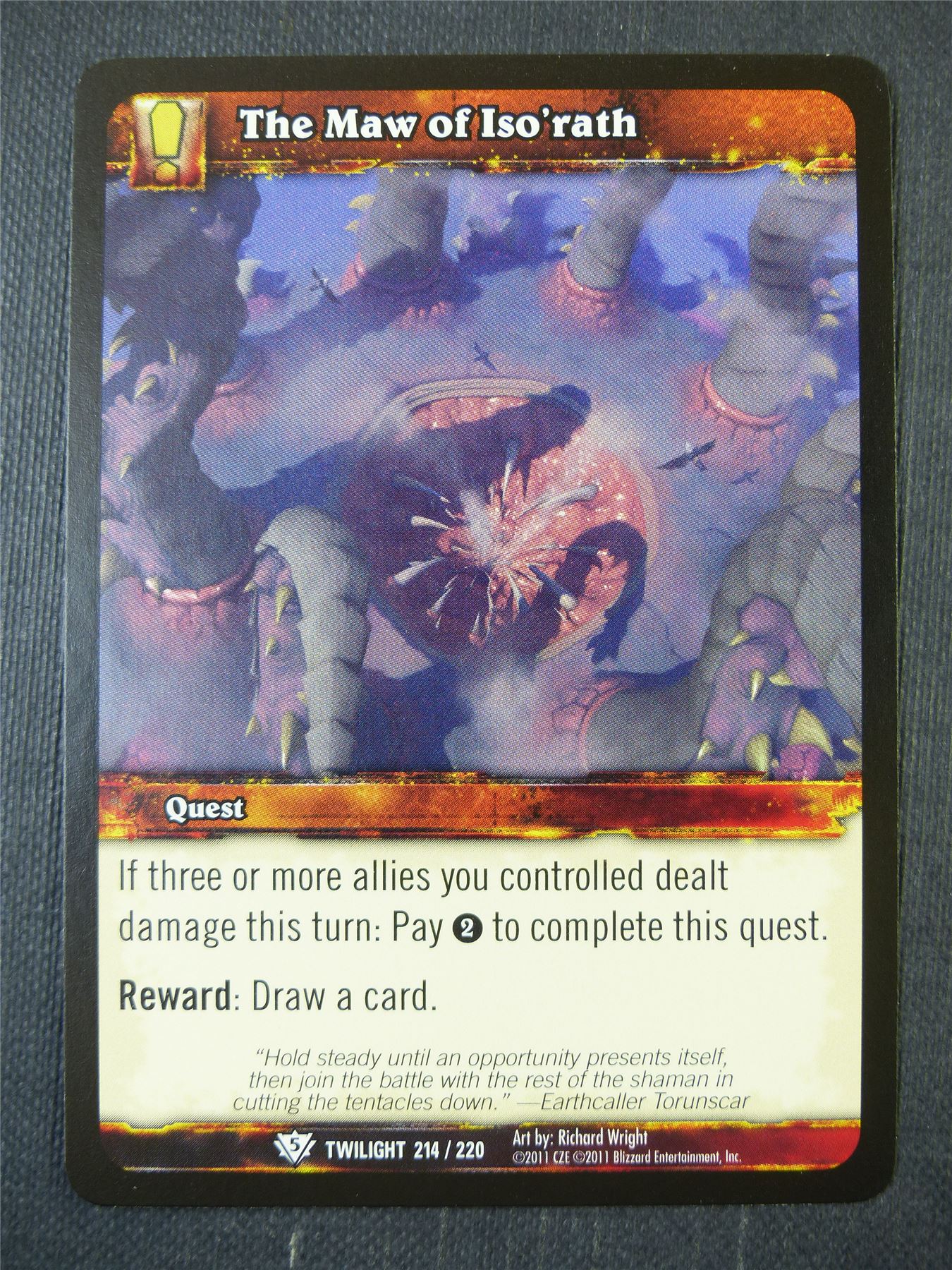 The Maw of Iso'Rath 214/220 - WoW Card #185