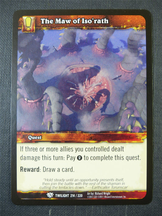 The Maw of Iso'Rath 214/220 - WoW Card #185
