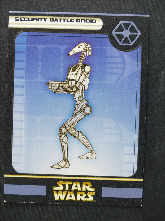 Security Battle Droid 46/60 - Star Wars Miniatures Spare Cards #8E