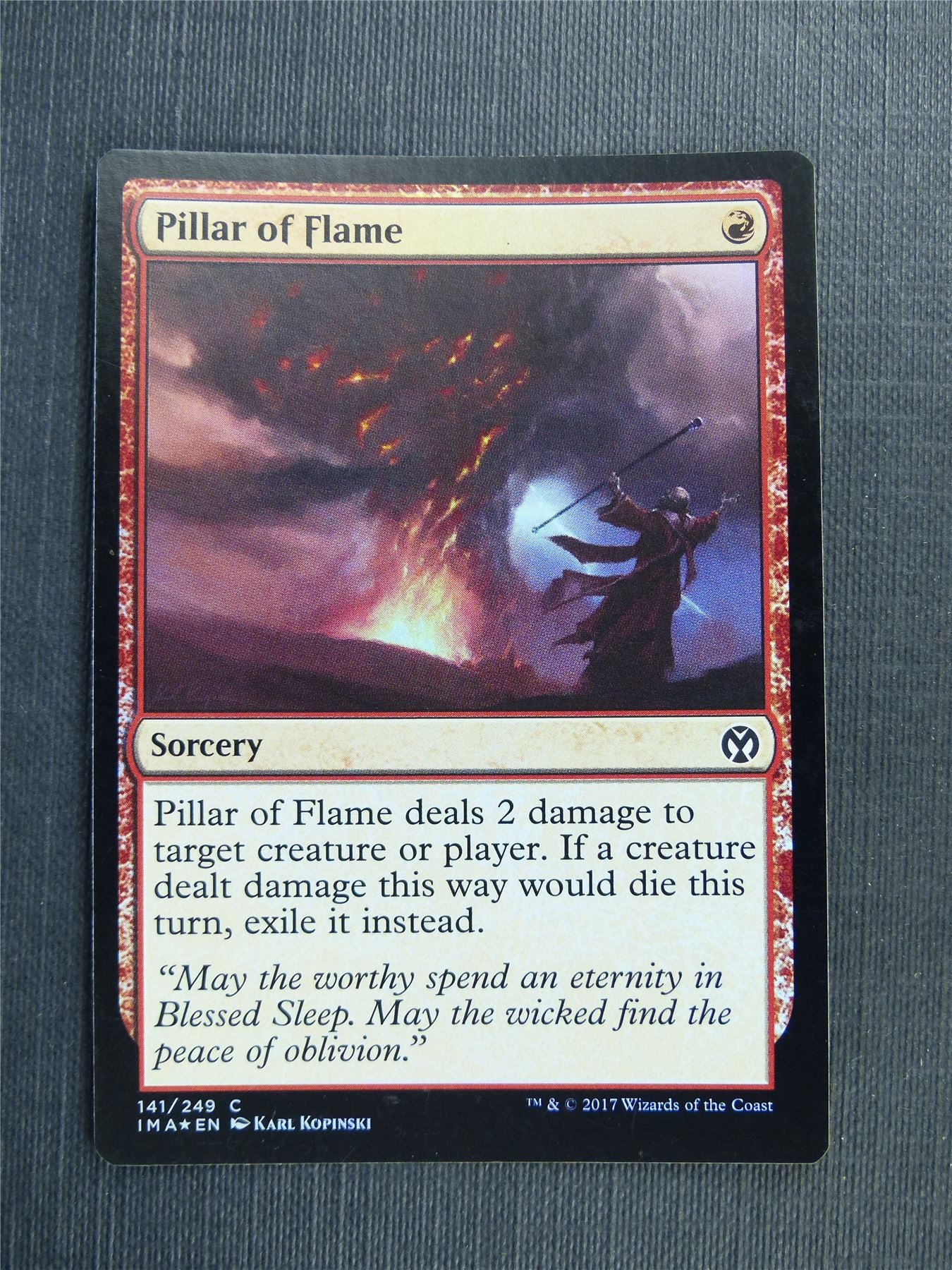 Pillar of Flame Foil - Mtg Magic Cards #5E2