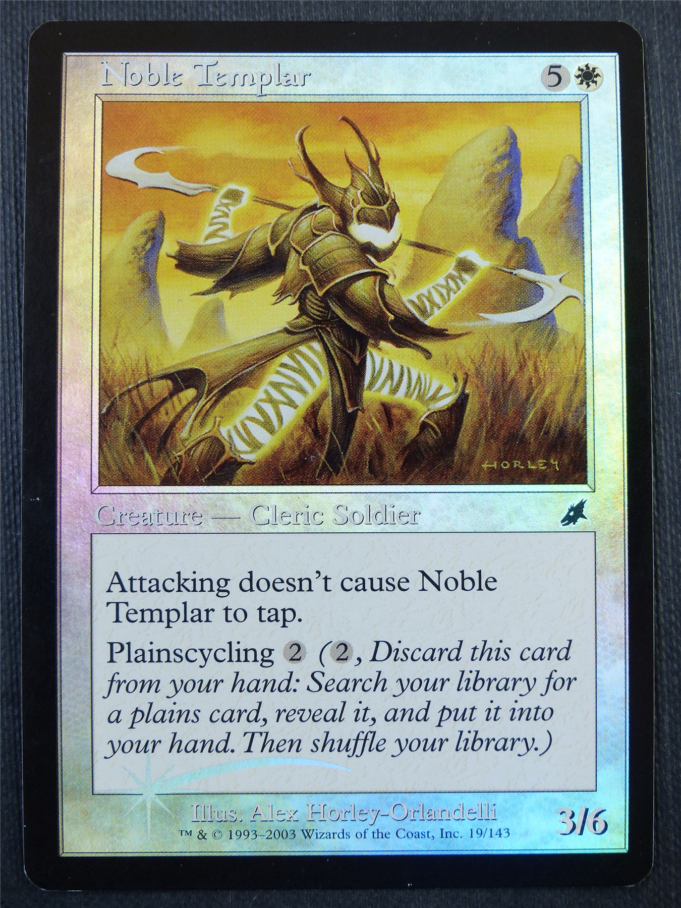 Noble Templar Foil - Mtg Card #31J