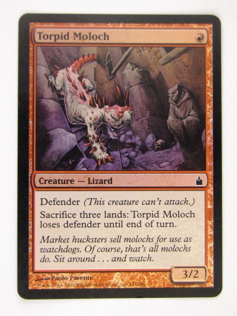 Mtg FOIL - TORPID MOLOCH - played