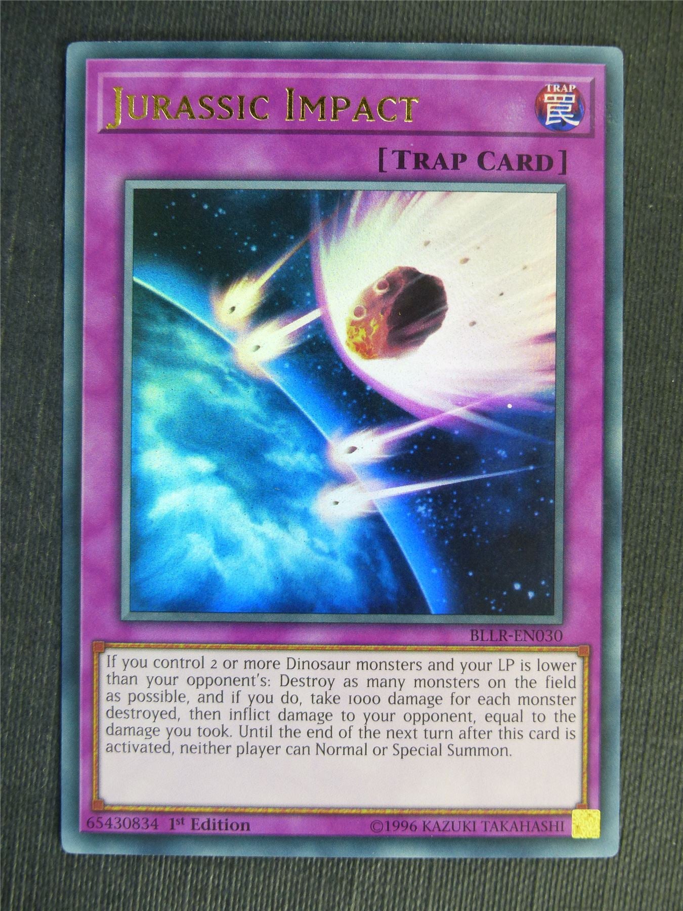 Jurassic Impact BLLR Ultra Rare - 1st ed - Yugioh Cards #2AS