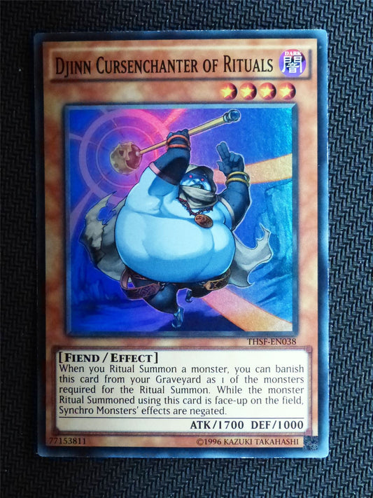 Djinn Cursenchanter of Rituals - THSF - Super Rare - Yugioh Card # 1G48