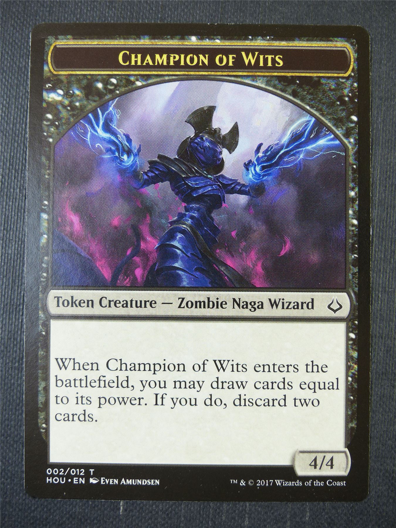 Champion of Wits Token - Mtg Card #114