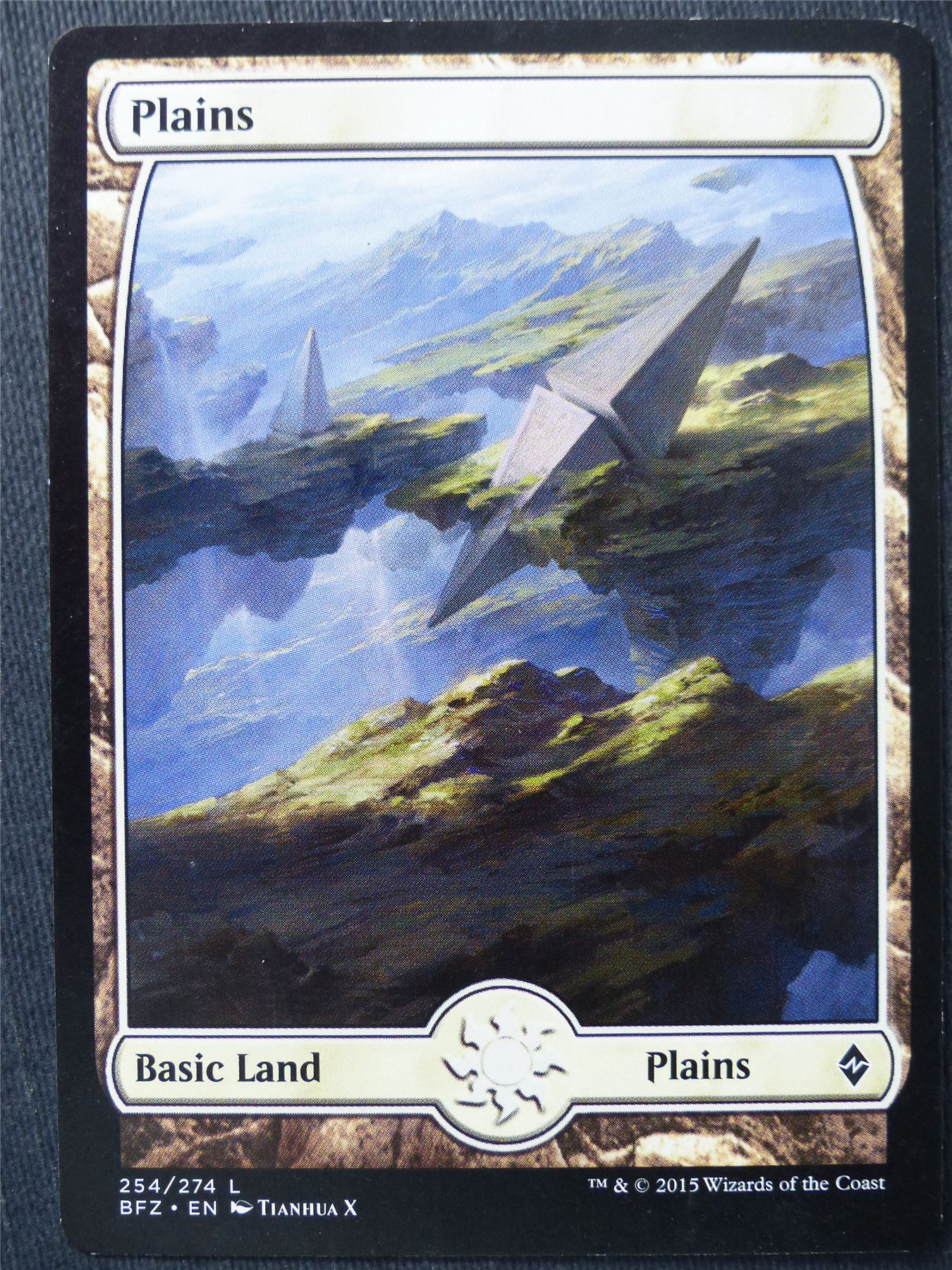 Plains Full Art 254/274 - Mtg Magic Cards #CK