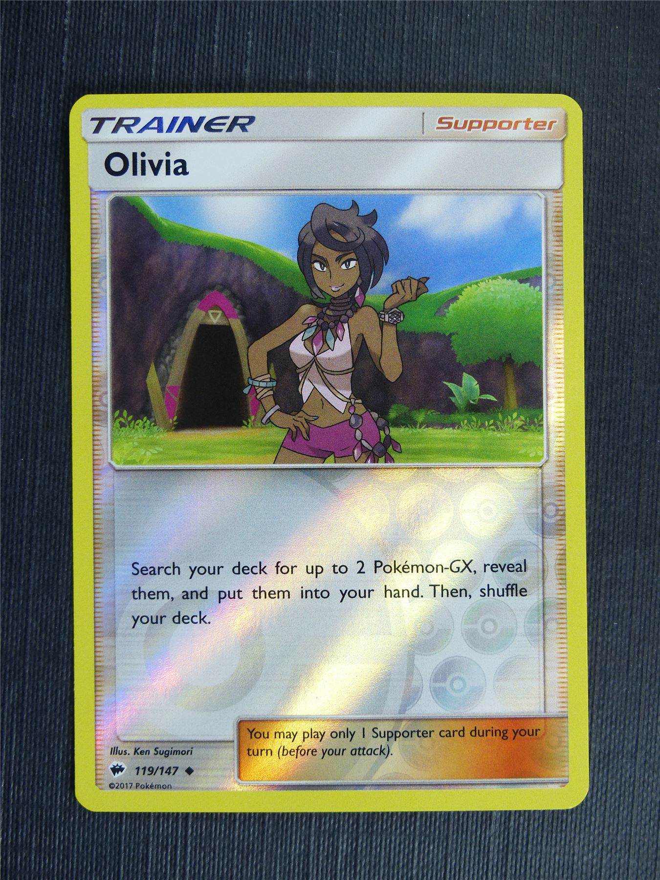 Olivia 119/147 Reverse Holo - Pokemon Cards #1XC