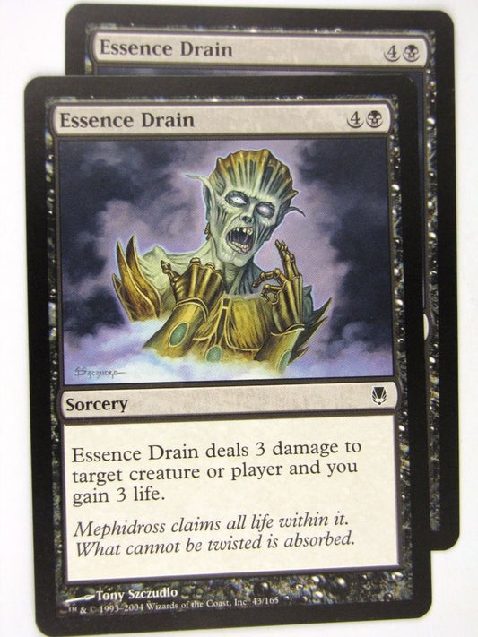 MTG Magic: the Gathering Cards: ESSENCE DRAIN x2: DST