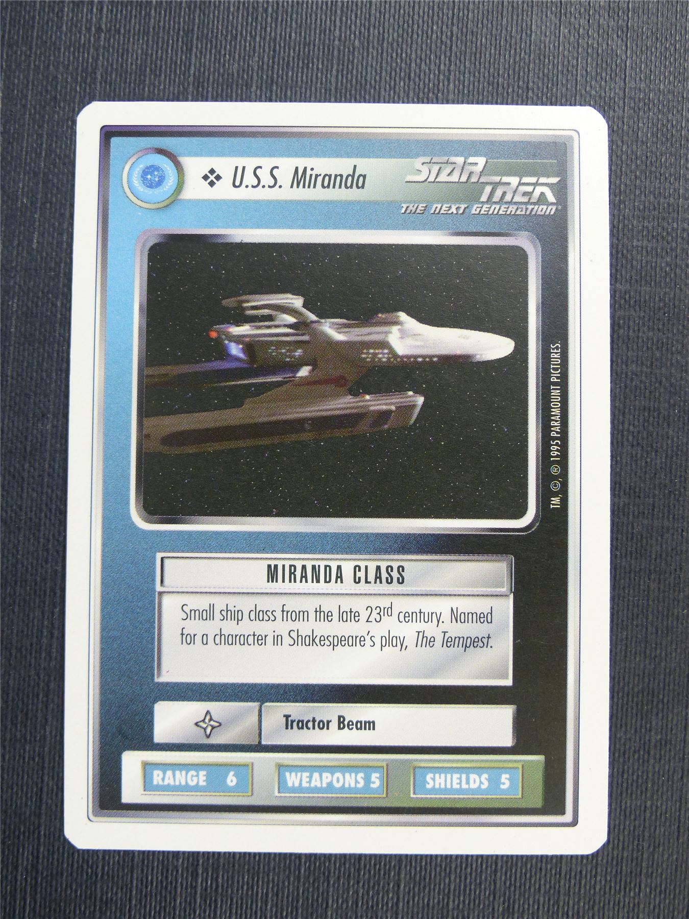 U.S.S. Miranda - TNG - Star Trek Cards #4S6