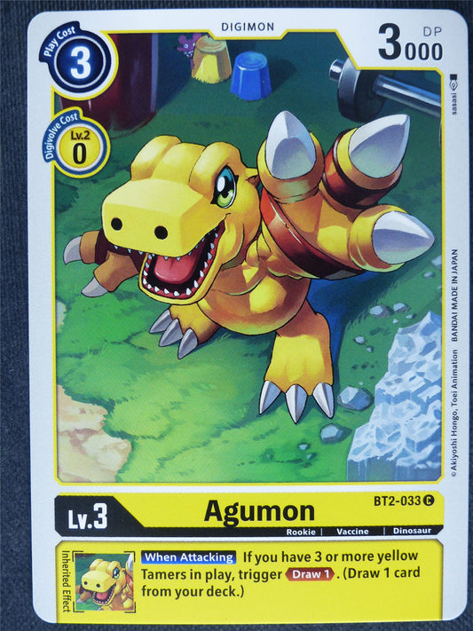 Agumon BT2-033 C - Digimon Cards #1T