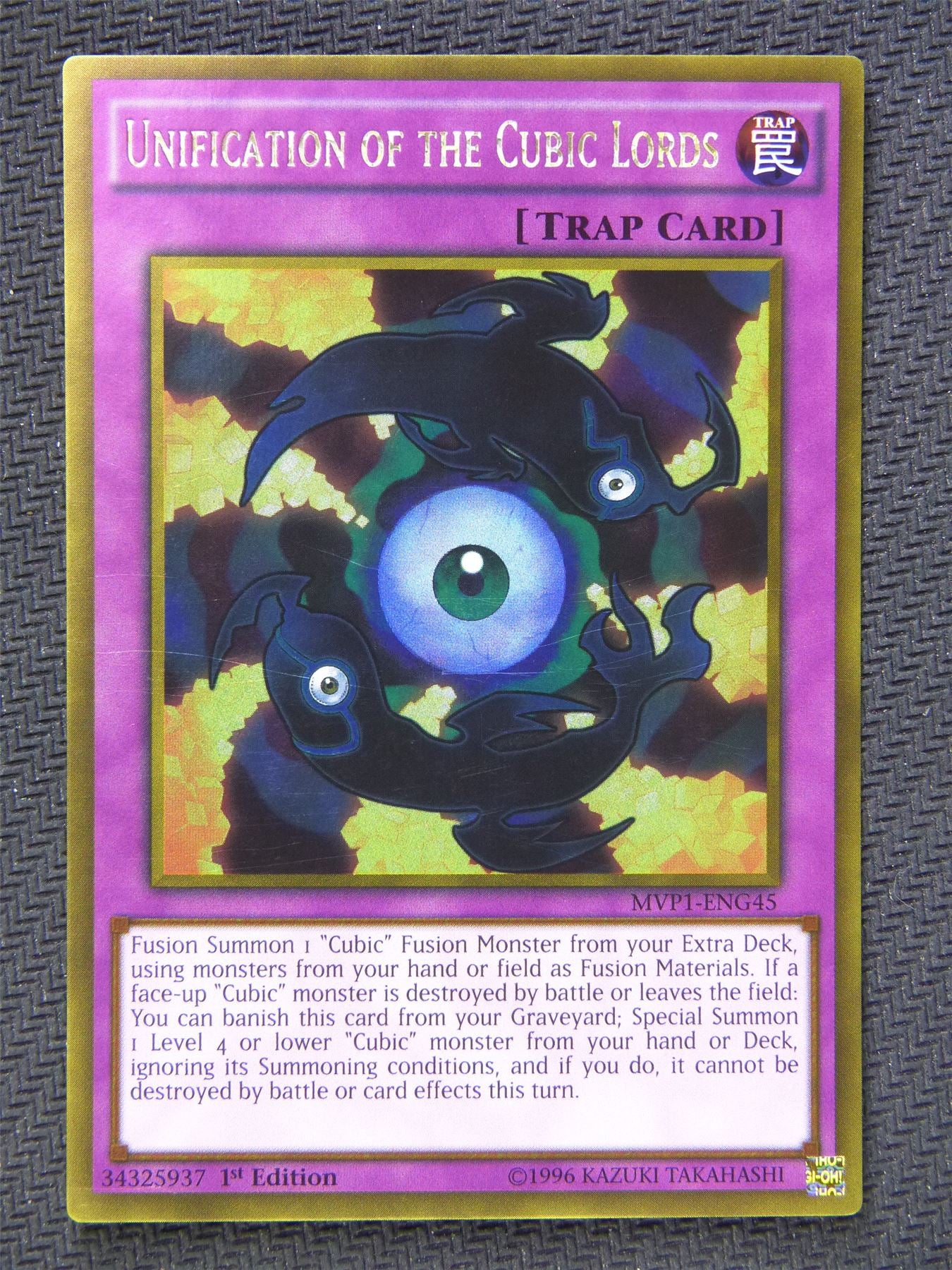 Unification of Cubic Lords MVP1 Gold - Ultra Rare - Yugioh Card #65S