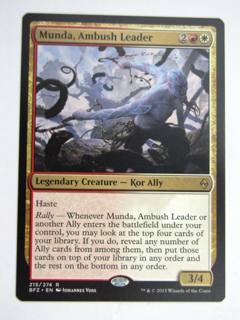 MTG Magic Cards: MUNDA, AMBUSH LEADER # 36I94
