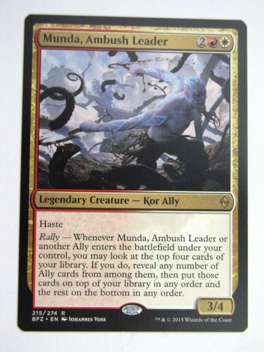 MTG Magic Cards: MUNDA, AMBUSH LEADER # 36I94