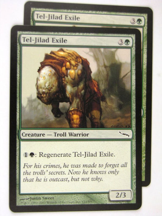 MTG Magic: the Gathering Cards: TEL-JILAD EXILE x2: MRD