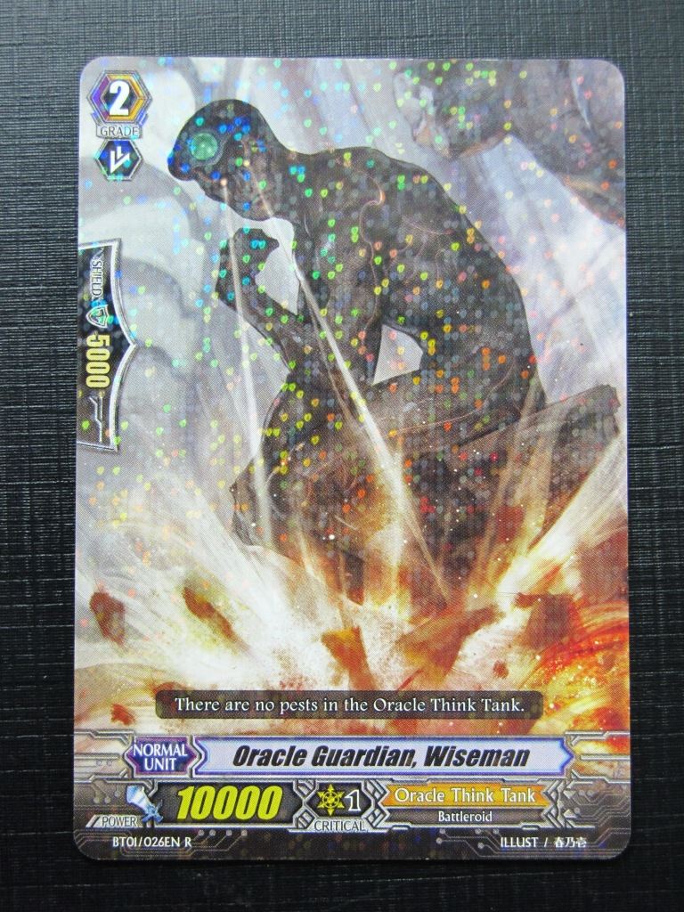 Vanguard Cards: ORACLE GUARDIAN, WISEMAN BT01 R # 17F54