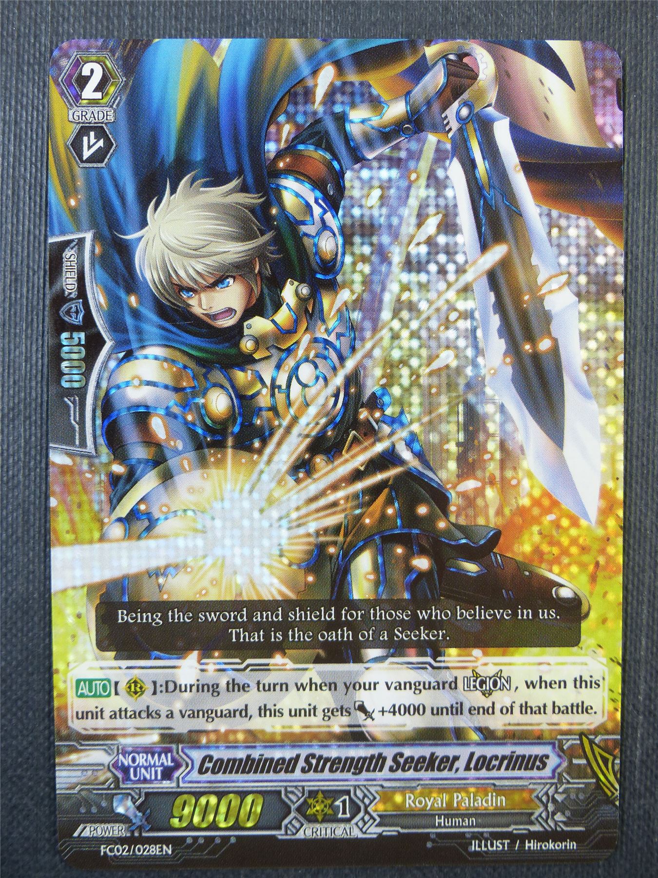 Combined Strength Seeker Locrinus FC02 - Vanguard Card #6PN