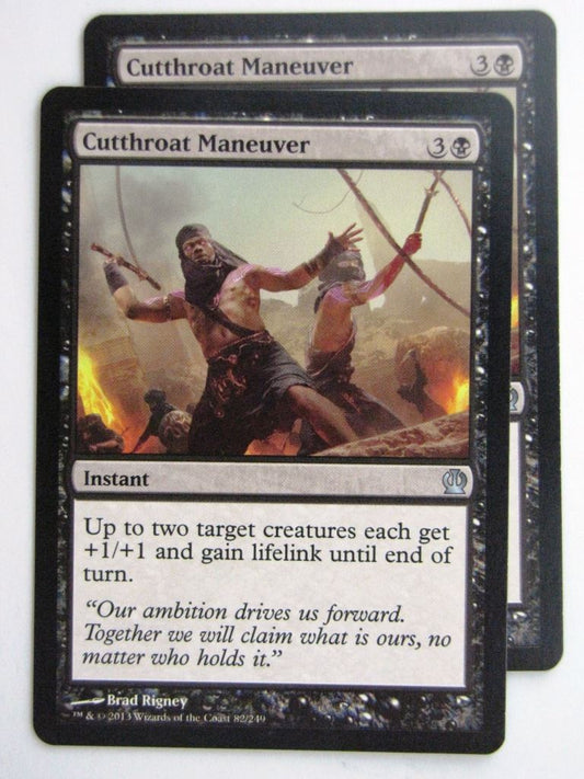 MTG Magic Cards: CUTTHROAT MANEUVER x2 Theros # 24C46