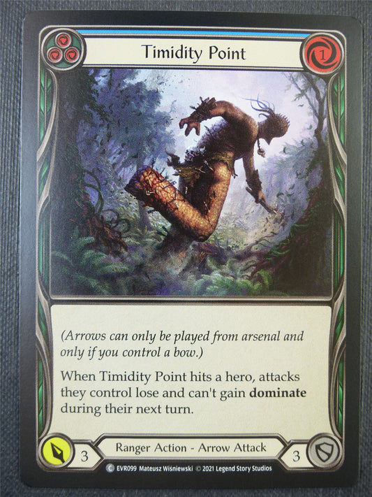 Timidity Point Blue Foil - 1st ed Everfest - Flesh & Blood Card #6J9