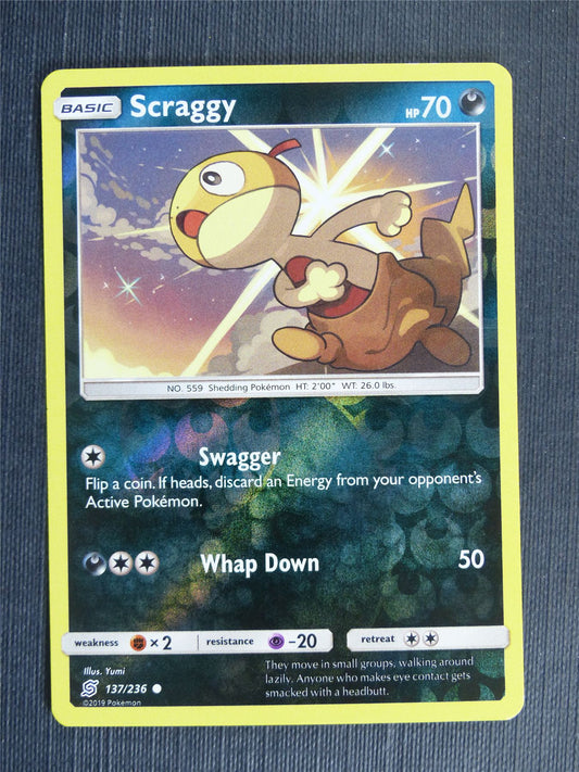 Scraggy 137/236 Reverse Holo - Pokemon Cards #1T2